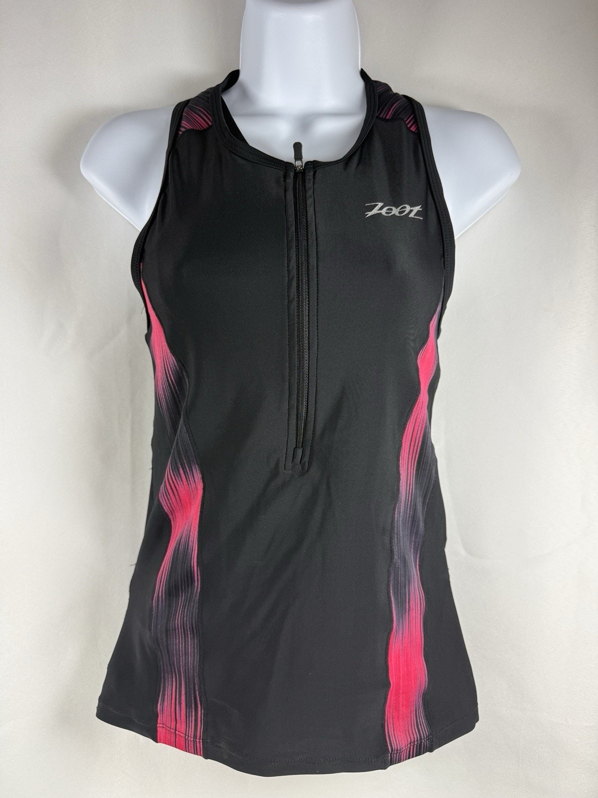 Zoot Women’s Triathlon Tank Top Pink Black Size M Performance